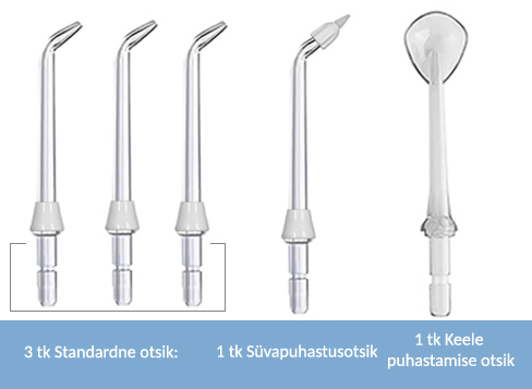 "WeSmile" irrigaatori otsikute komplekt 5tk - Pilt 3